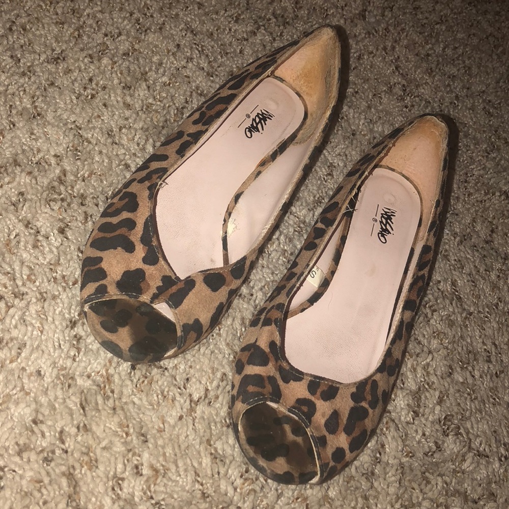 cheetah dress flats
